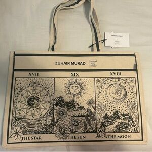 Cream Zuhair Murad Tarot Tote Bag